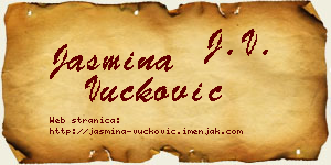 Jasmina Vučković vizit kartica